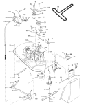 Page J Diagram and Parts List for WE12538K  Weed Eater Lawn Tractor